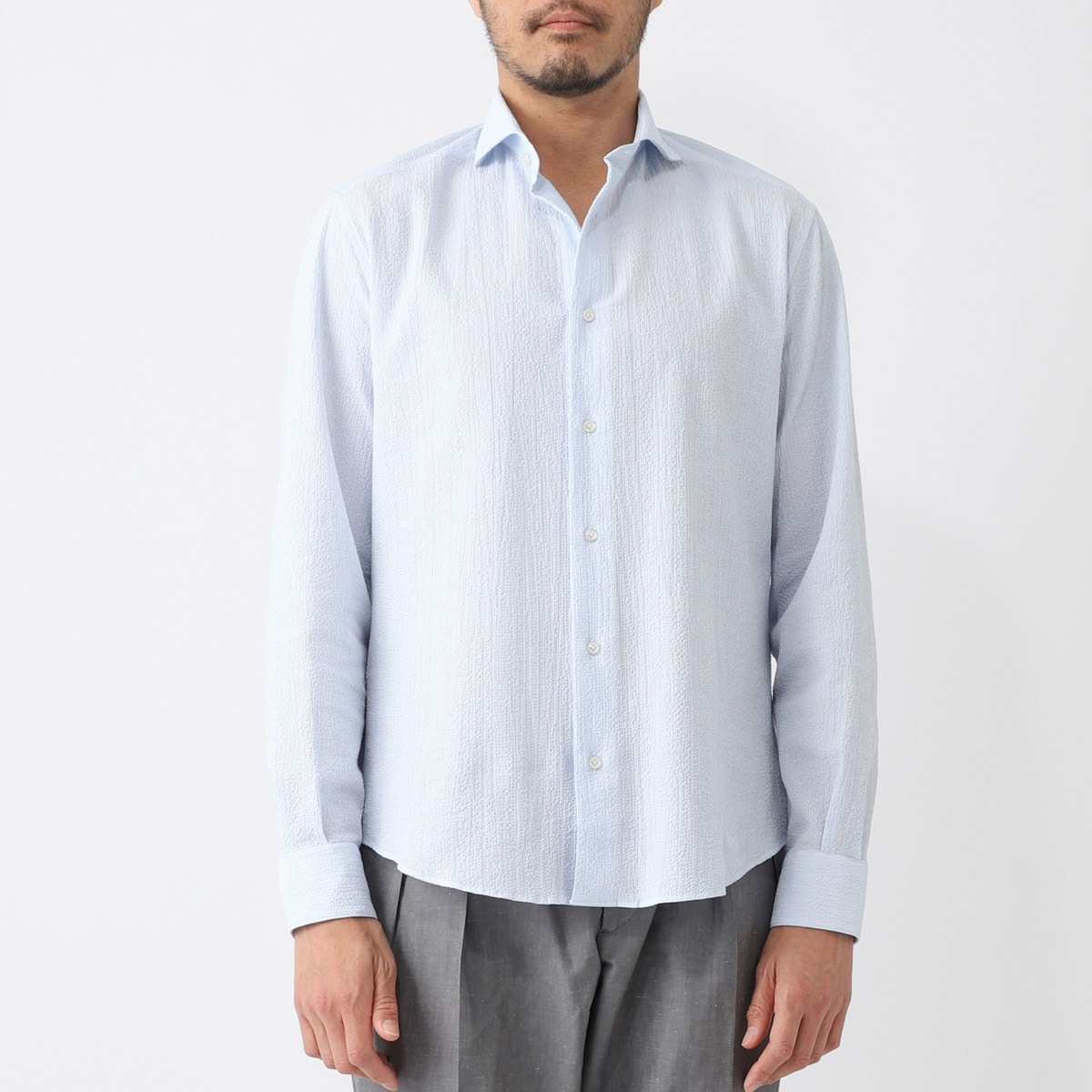 DASE デイズ ホリゾンタルカラー シャツ/総柄シャツ メンズ | メンズ