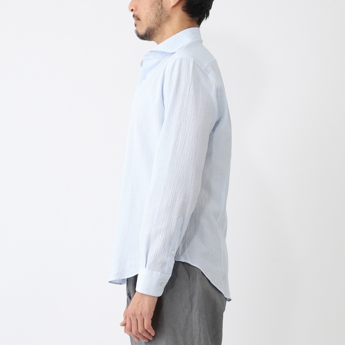 DASE デイス ホリゾンタルカラー シャツ/総柄シャツ メンズ