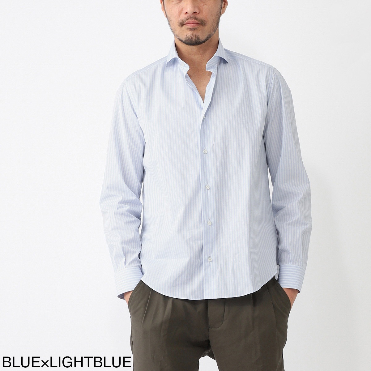 DASE デイス ホリゾンタルカラー シャツ/総柄シャツ メンズ