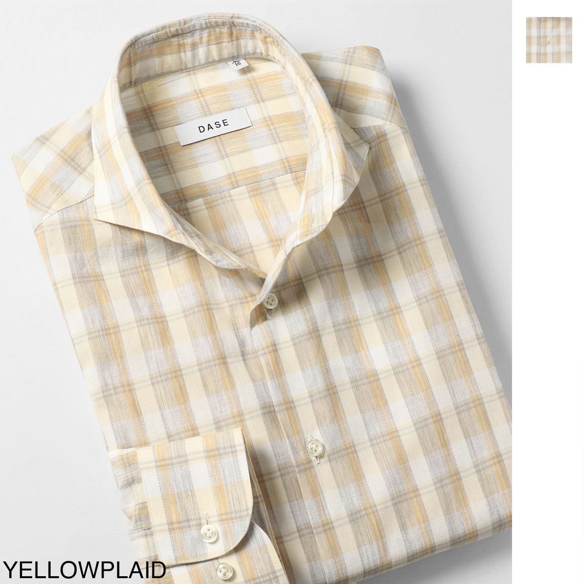 DASE デイス ホリゾンタルカラー シャツ/総柄シャツ メンズ