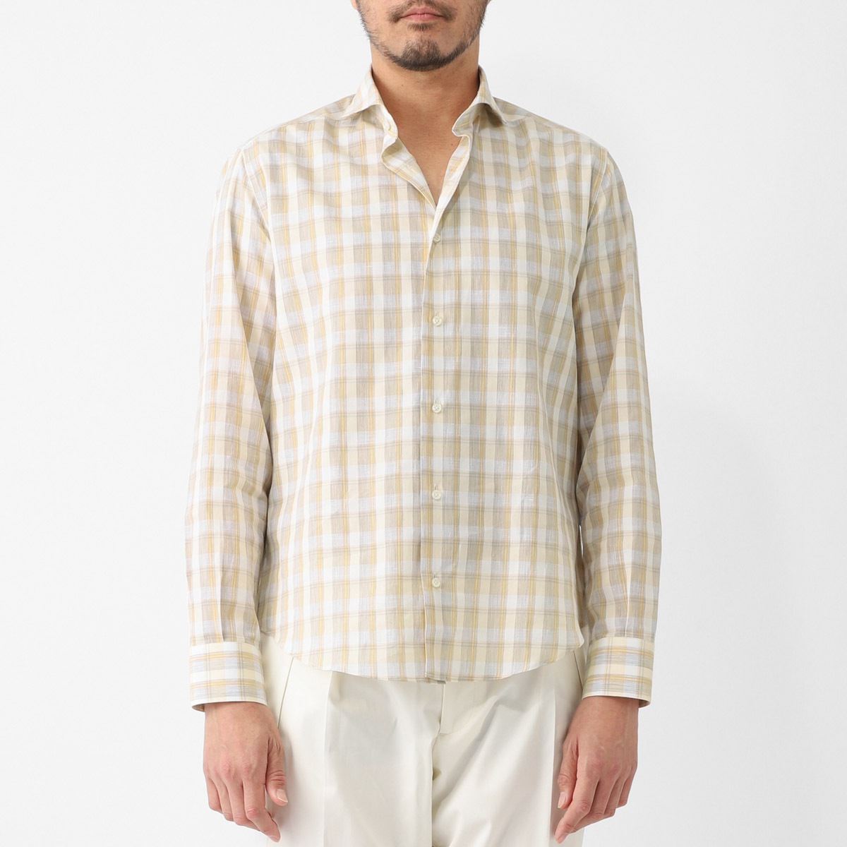 DASE デイス ホリゾンタルカラー シャツ/総柄シャツ メンズ