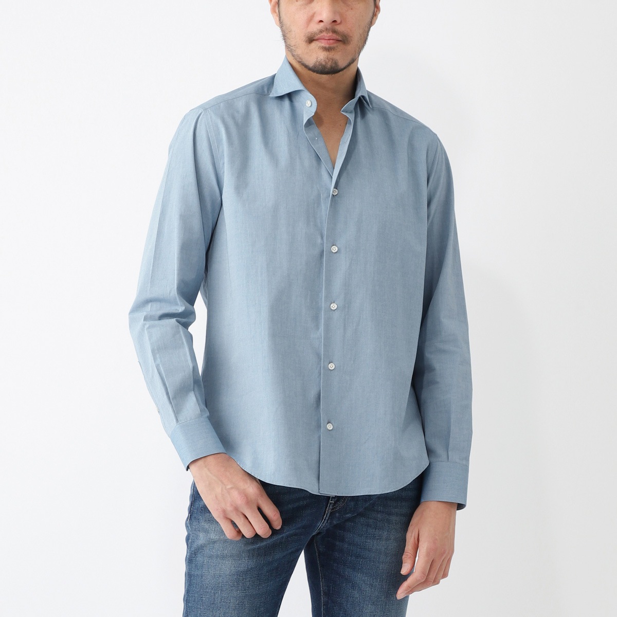 DASE デイス ホリゾンタルカラー シャツ メンズ