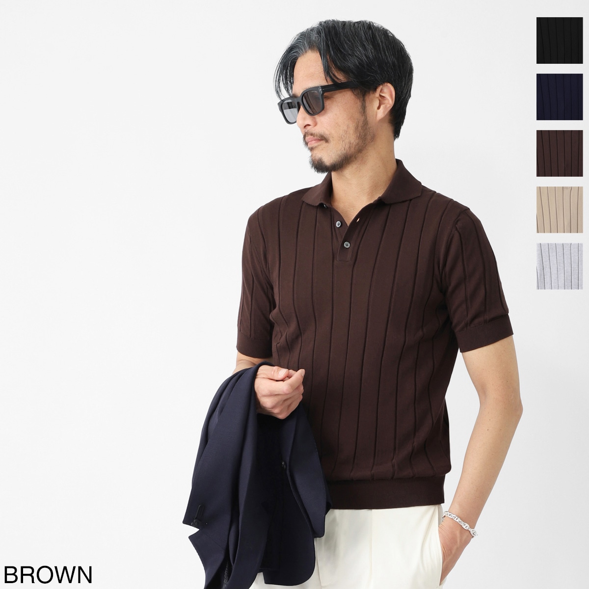 DASE デイス ニットポロシャツ【大きいサイズあり】 メンズ