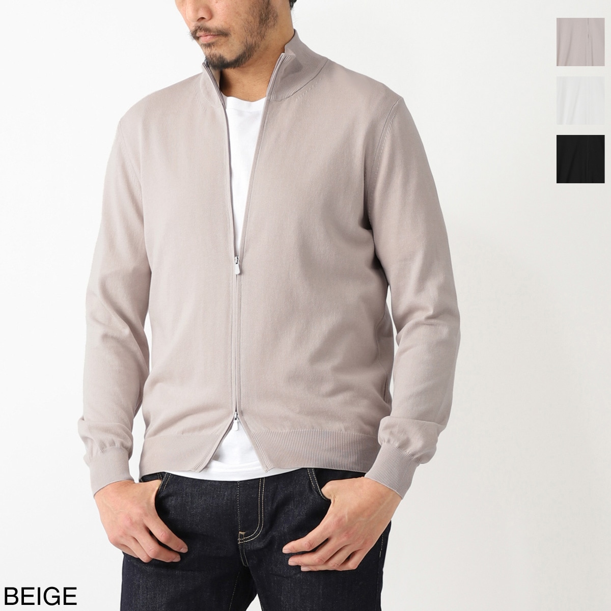 Gran Sasso グランサッソ ジップアップ カーディガン/GIUBBINO