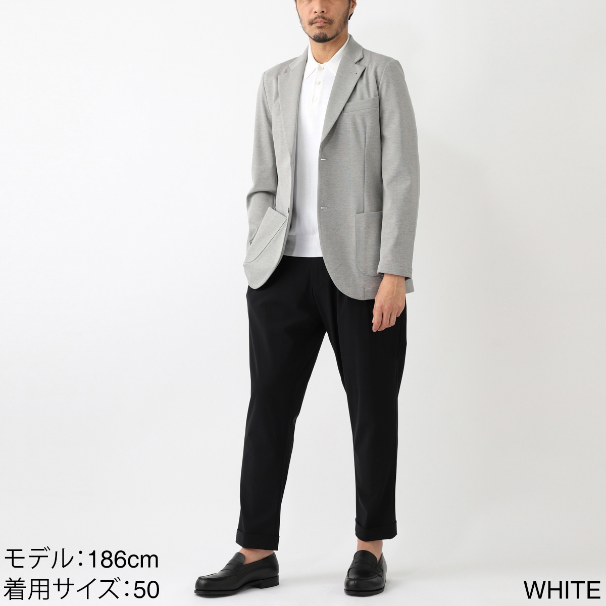 Gran Sasso グランサッソ ニットポロシャツ/TENNIS M/M 12G【大きいサイズあり】 メンズ