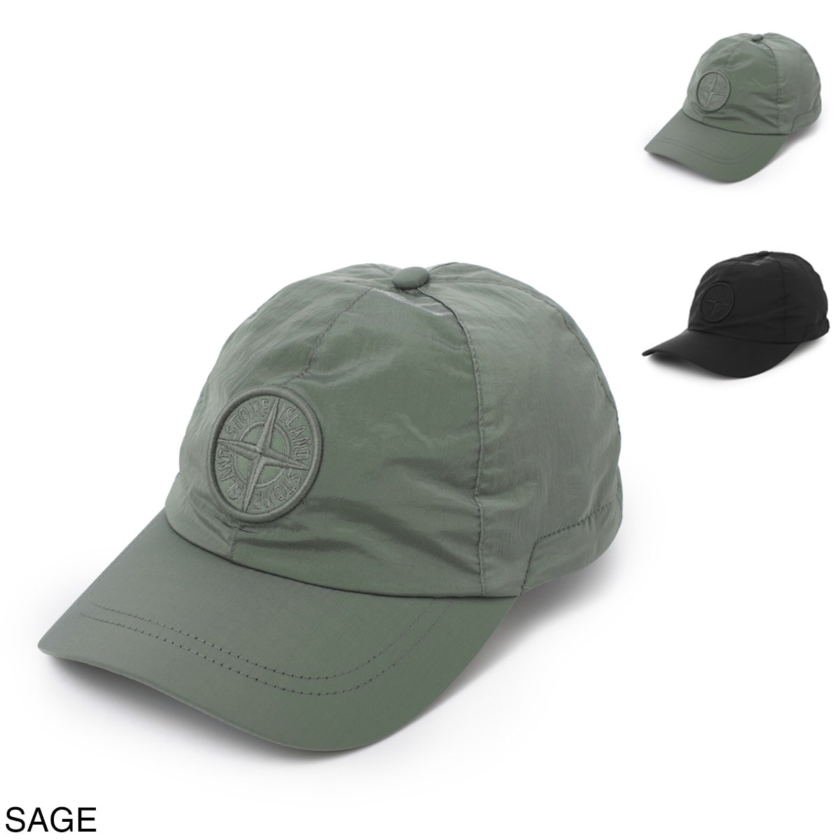 STONE ISLAND ストーンアイランド ナイロンキャップ/6パネルキャップ/9100995 NYLON METAL IN ECONYL メンズ
