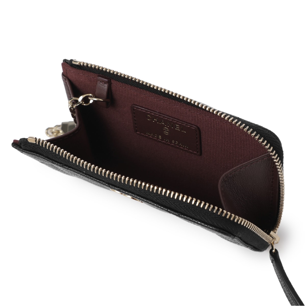 CHANEL シャネル コインケース キーリング付き/フラグメントケース