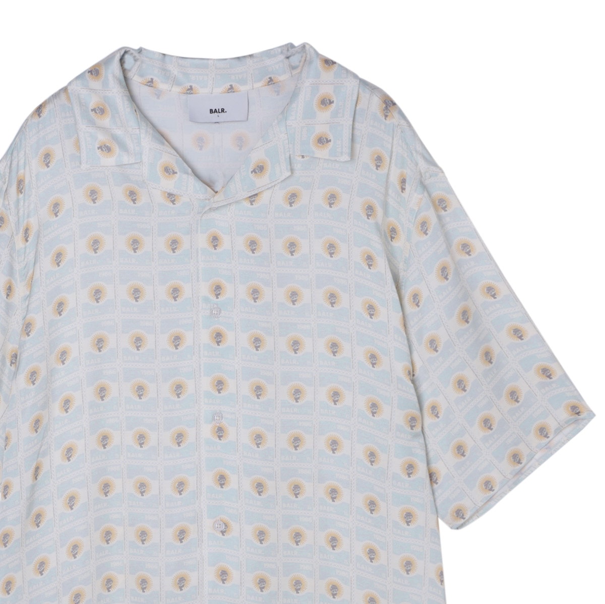【アウトレット】BALR. ボーラー 半袖シャツ/半袖オープンカラーシャツ/GOTL STAMP BOX SHIRT メンズ