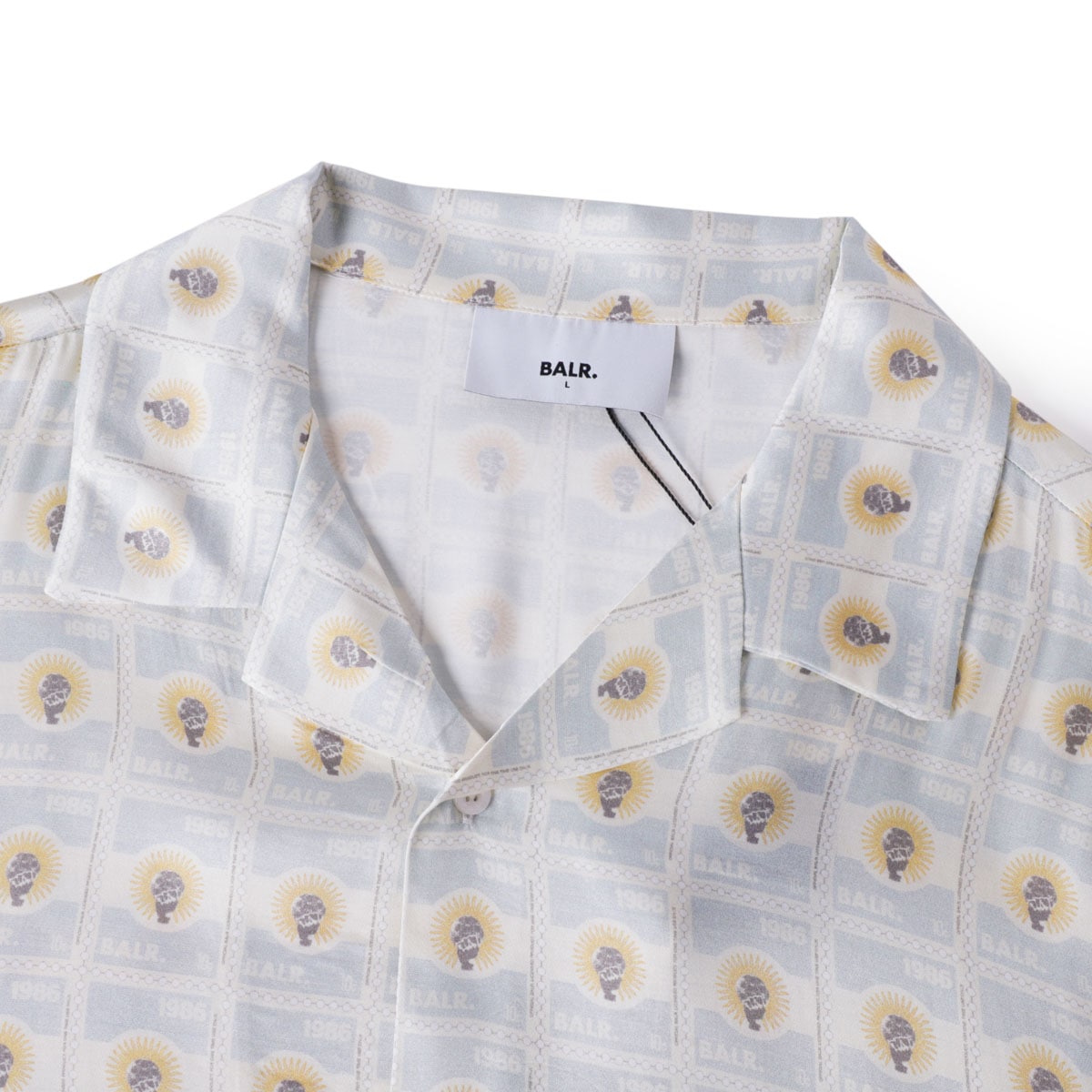 【アウトレット】BALR. ボーラー 半袖シャツ/半袖オープンカラーシャツ/GOTL STAMP BOX SHIRT メンズ