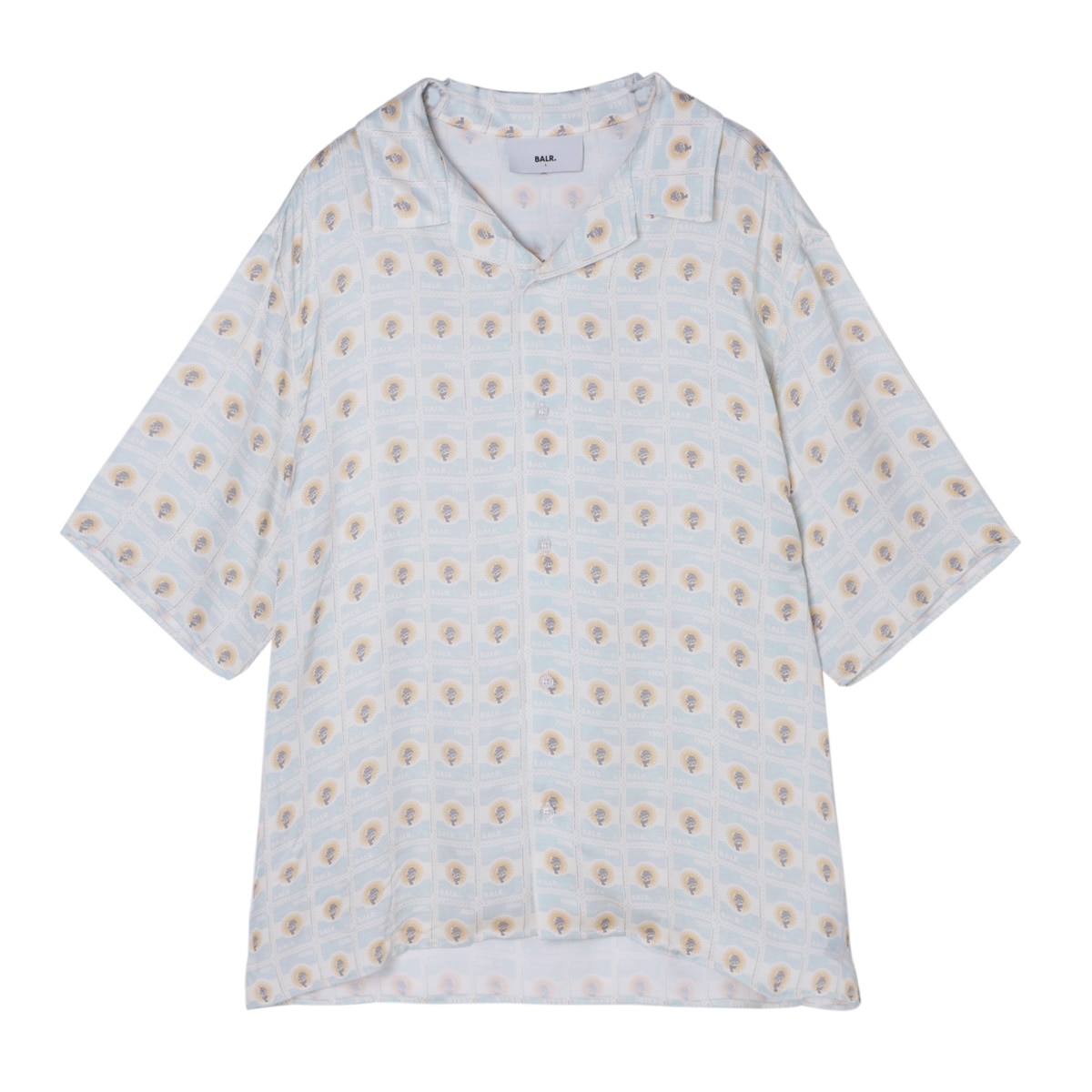 【アウトレット】BALR. ボーラー 半袖シャツ/半袖オープンカラーシャツ/GOTL STAMP BOX SHIRT メンズ