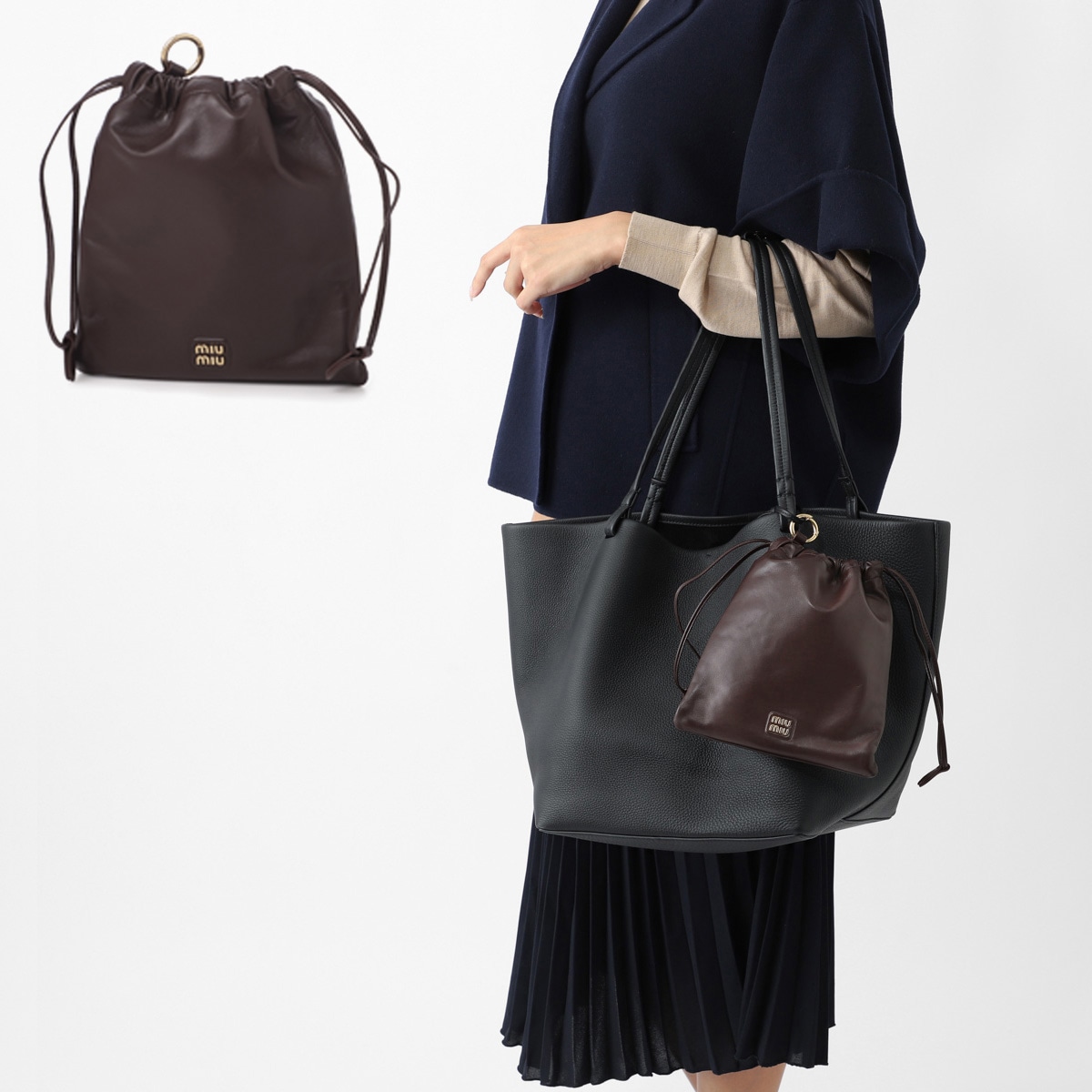 miu miu ミュウミュウ トートバッグ 2WAY/ショルダーバッグ
