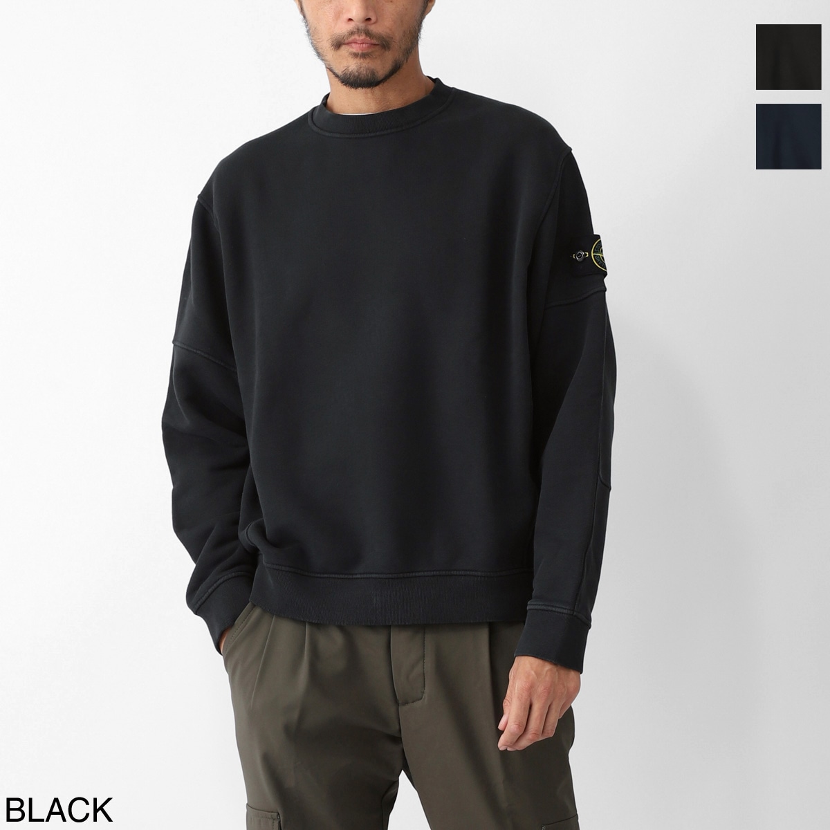 STONE ISLAND ストーンアイランド ヘンリーネックニット/ハーフ