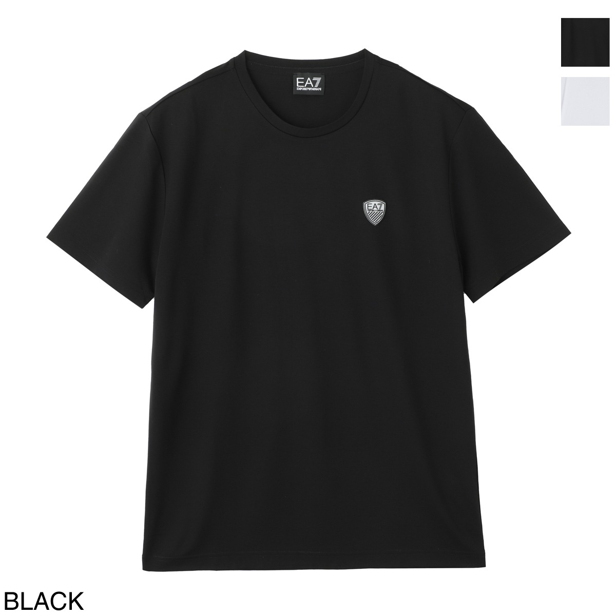 『ネコポス対応(1点まで)』EA7 EMPORIO ARMANI エンポリオアルマーニ クルーネックTシャツ/PREMIUM SHIELD メンズ