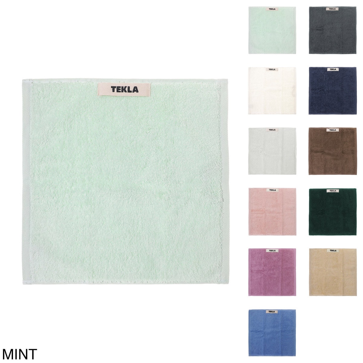 ネコポス対応(2点まで)』TEKLA テクラ タオル ハンカチ ハンドタオル