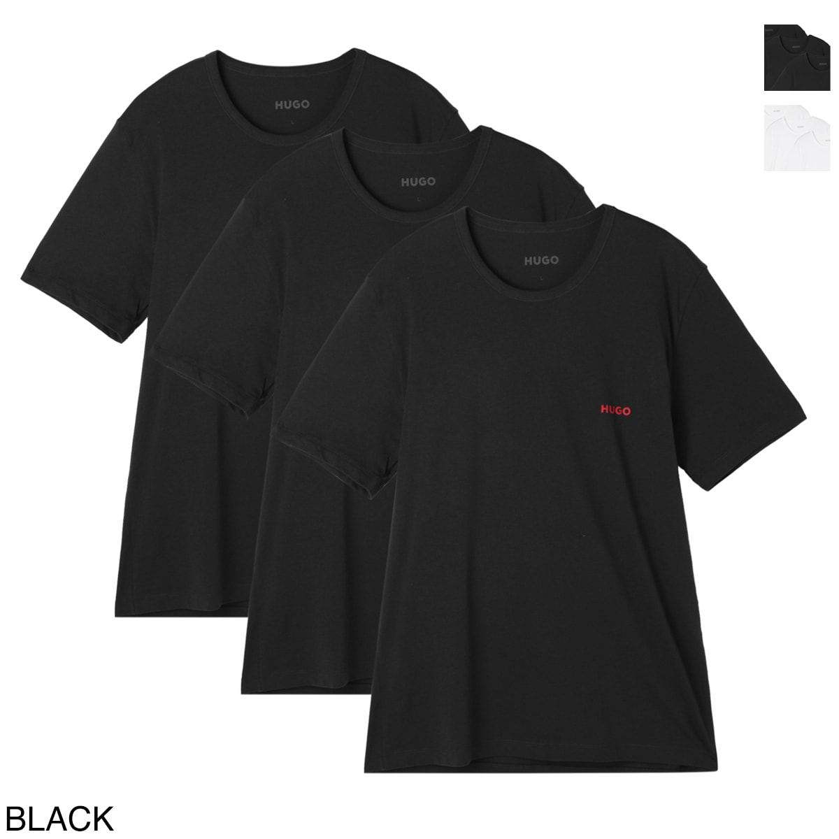 HUGO HUGOBOSS ヒューゴヒューゴボス クルーネック Tシャツ 3枚セット/T-SHIRT RN TRIPLET P メンズ