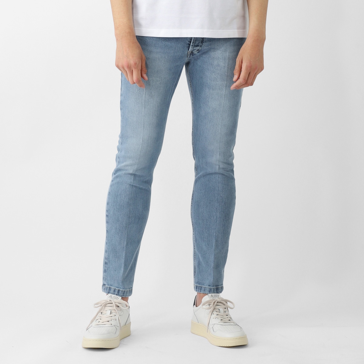 entre amis アントレアミ ボタンフライジーンズ/5 TK DENIM CORTO メンズ