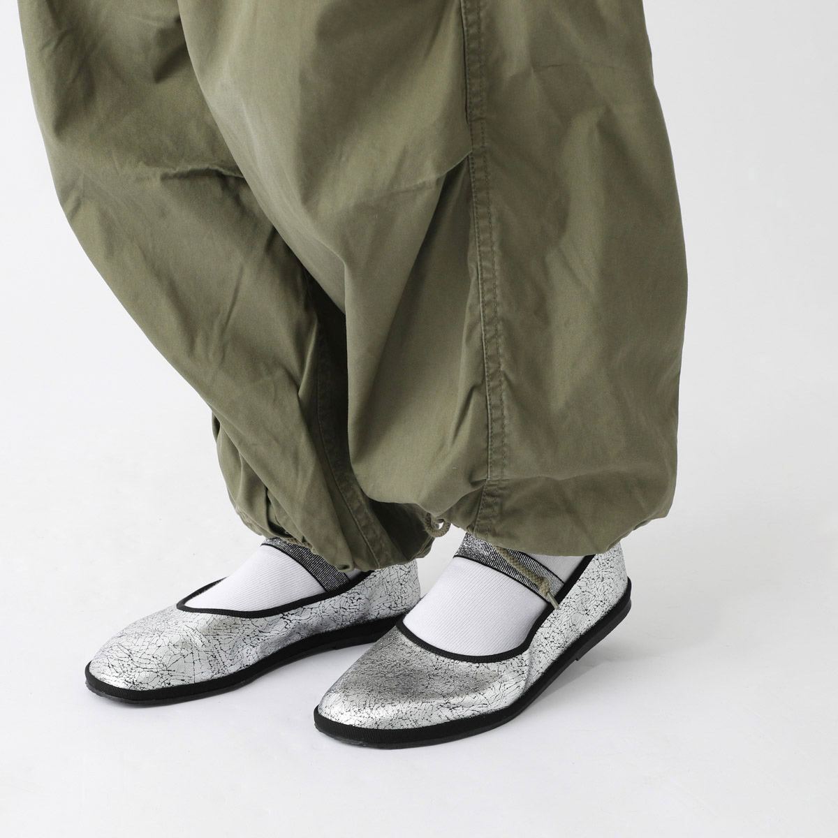 drogheria Crivellini ドロゲリアクリベリーニ バレエシューズ/メリージェーン/BALLET ROUND WITH ELASTIC STRAP【大きいサイズあり】 レディース