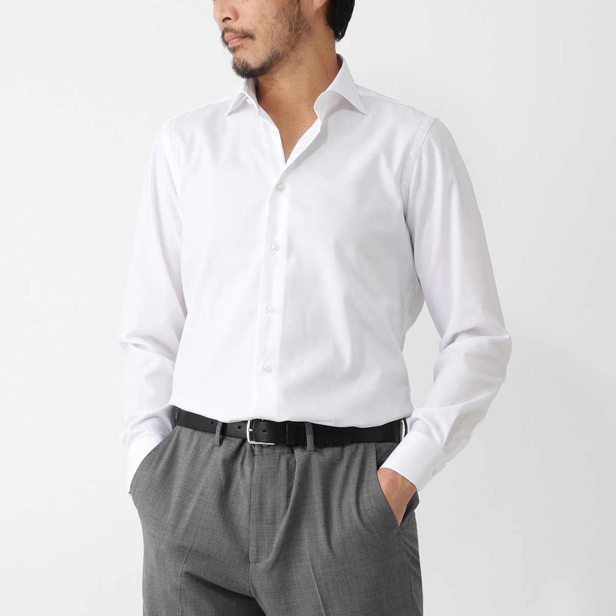 BORRIELLO ボリエッロ ワイドカラー シャツ/セミワイドカラー フレンチカラー/MARECHIARO SLIM FIT メンズ