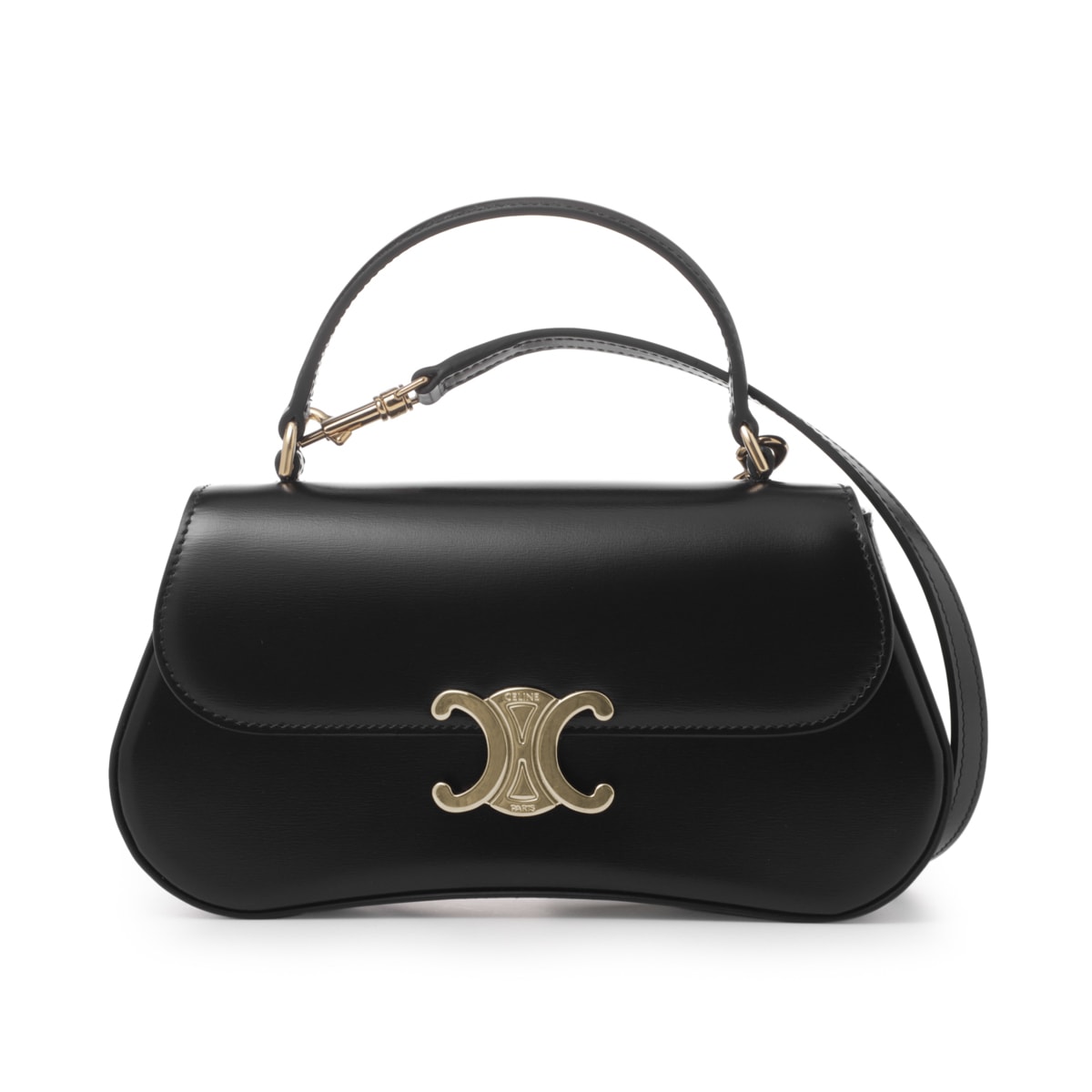 ⭐*️様 CELINE ブラック ハンドバッグ ショルダー アウトレット】CELINE セリーヌ ハンドバッグ/ショルダーバッグ/TEEN