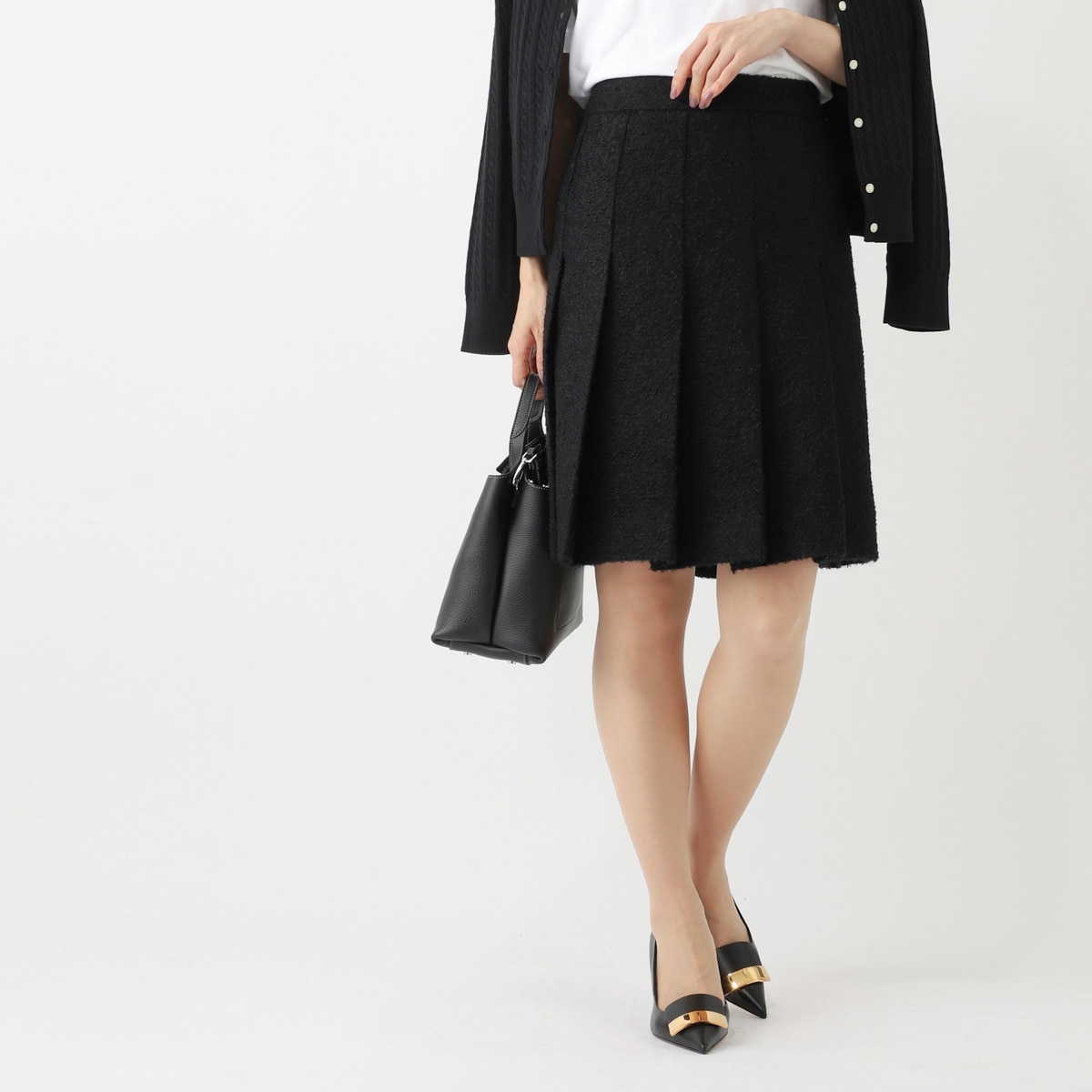 CELINE セリーヌ プリーツスカート/JUPE ST GERMAIN PLISSEE