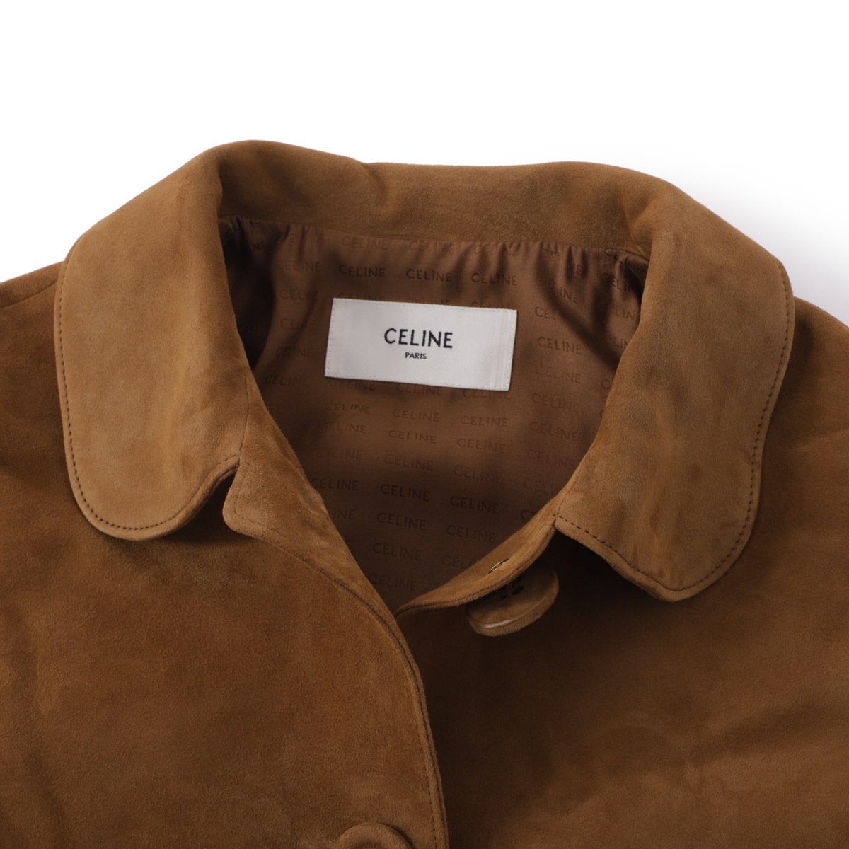 【CELINE】 セリーヌ スエードジャケット CELINE - CELINE セリーヌ 20AW 70s Trucker Jacket スウェード