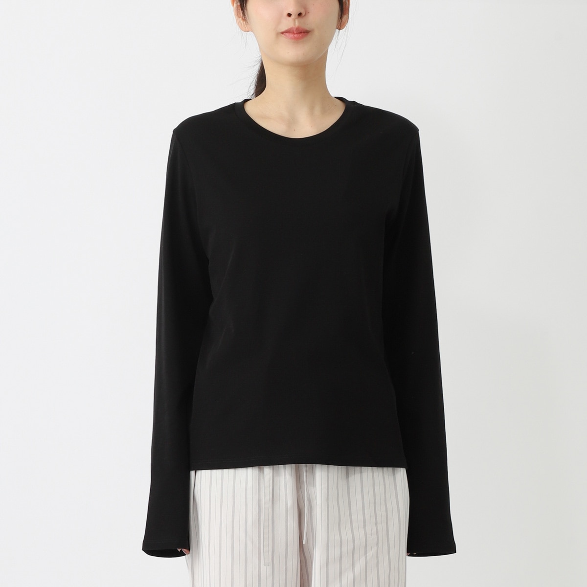 THE ROW ザ ロウ クルーネック 長袖Tシャツ/SHERMAN TSHIRT レディース