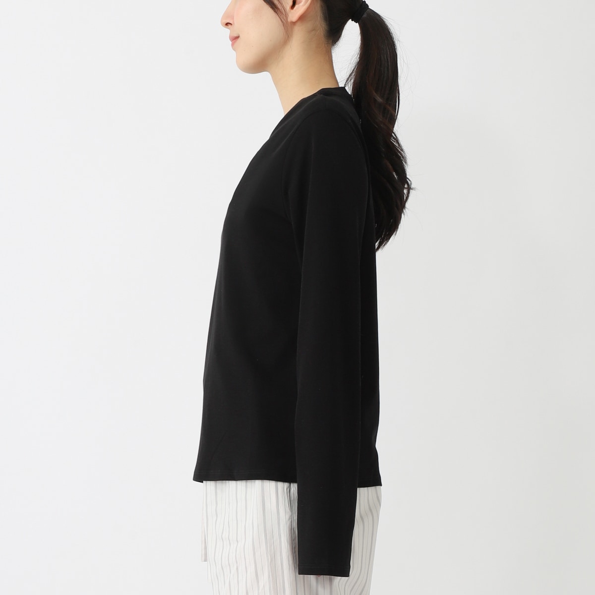 THE ROW ザ ロウ クルーネック 長袖Tシャツ/SHERMAN TSHIRT レディース