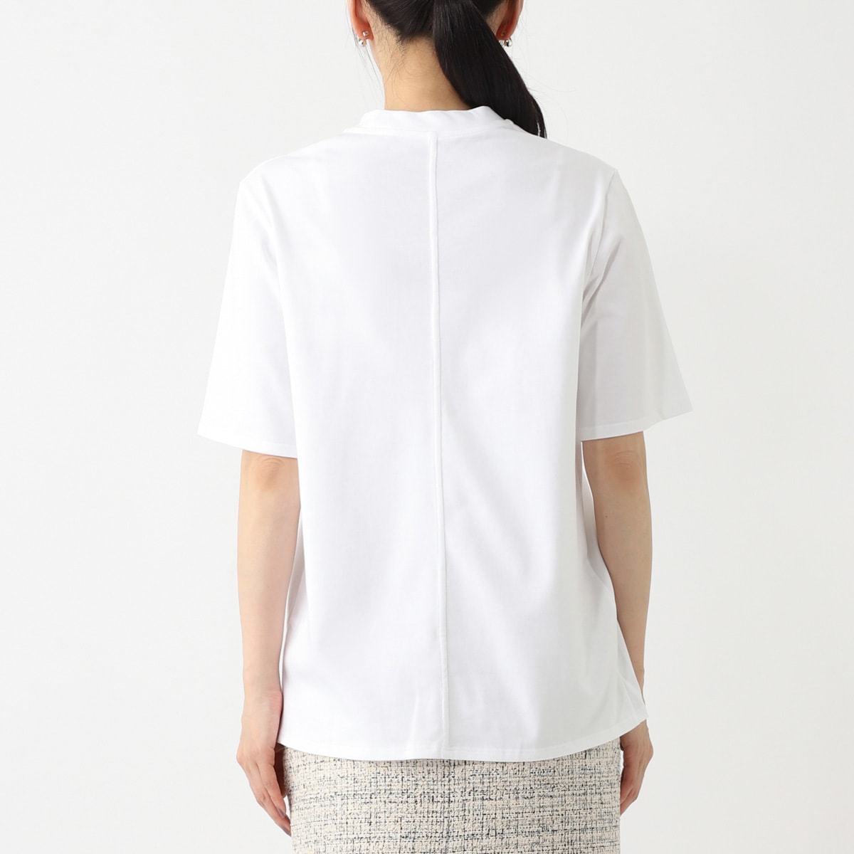 THE ROW - The Row(ザ ロウ) 5739K220 Chiara Top オーガニックコットン WHT ザ ロウ THE ROW THE ROW 半袖 Tシャツ CHIARA TOP 5739 K220