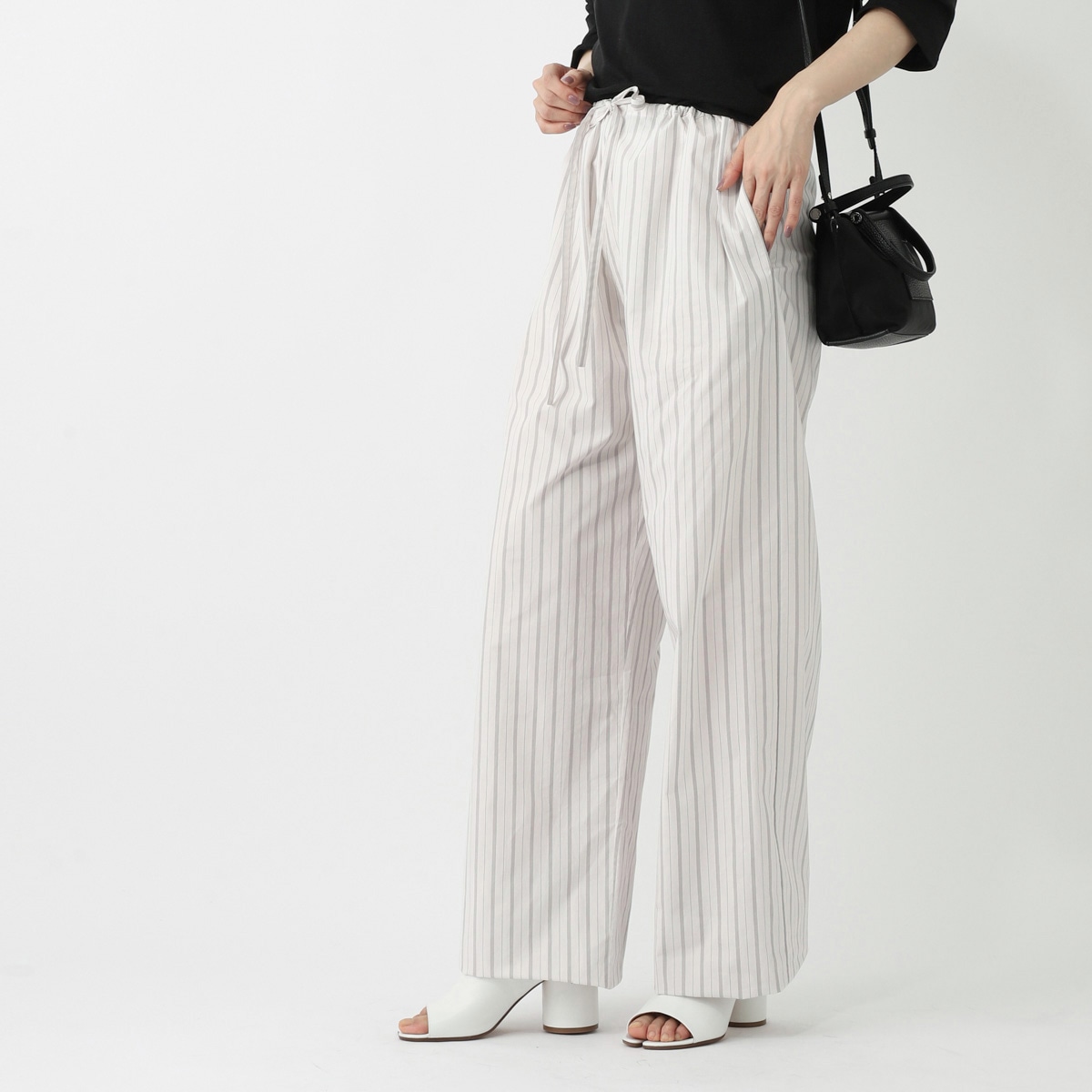 【アウトレット】【ラスト1点】THE ROW ザ ロウ コットンパンツ/ワイドパンツ/HYPNOSTA PANT レディース