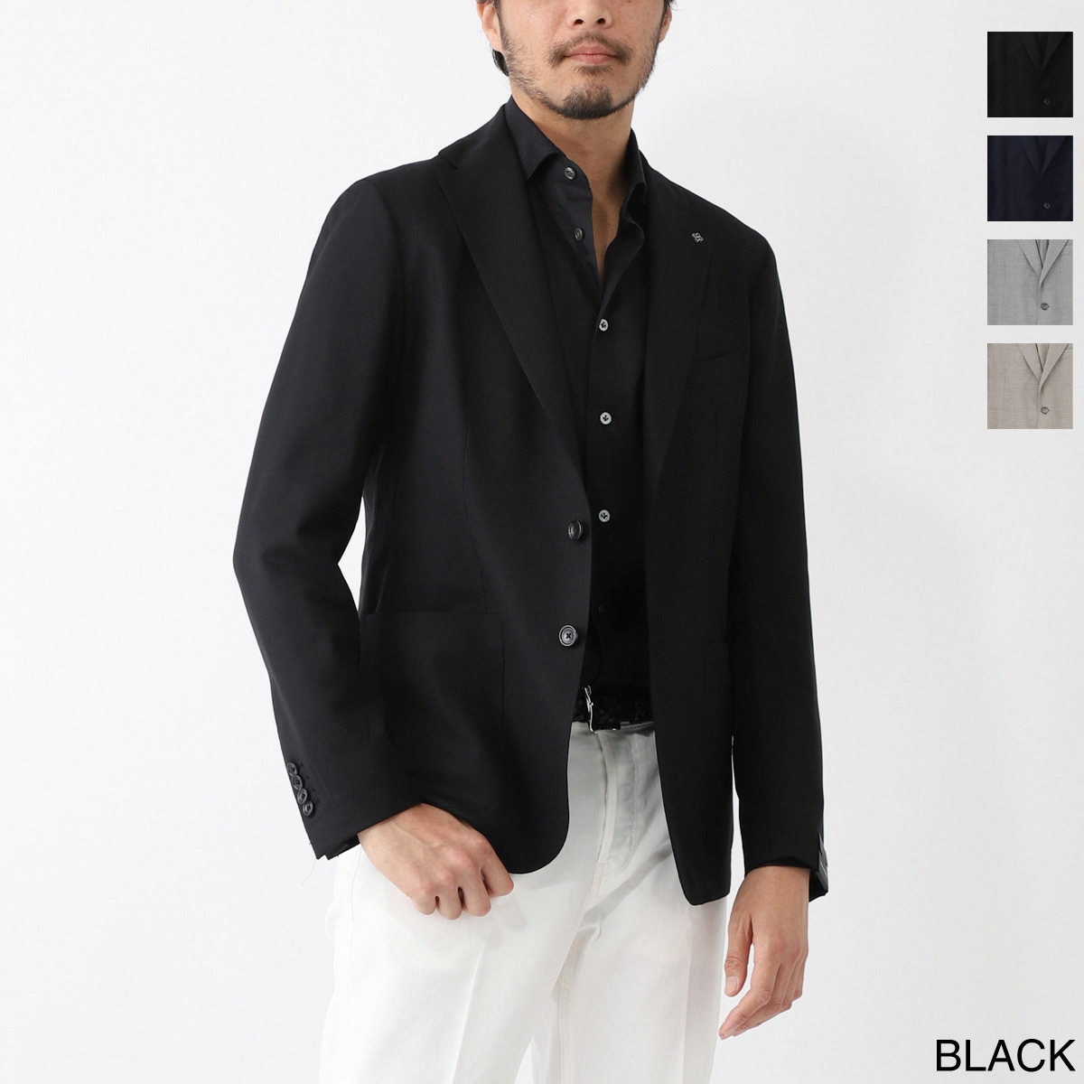 極美品✨️近年モデル タリアトーレ アンコン ジャケット グレー シルク混 千鳥 メンズ・ブランド一覧,□ T,TAGLIATORE,ジャケット | モダンブルー
