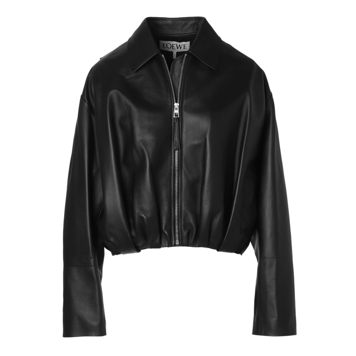 LOEWE ロエベ レザージャケット/DRAPED JACKET レディース