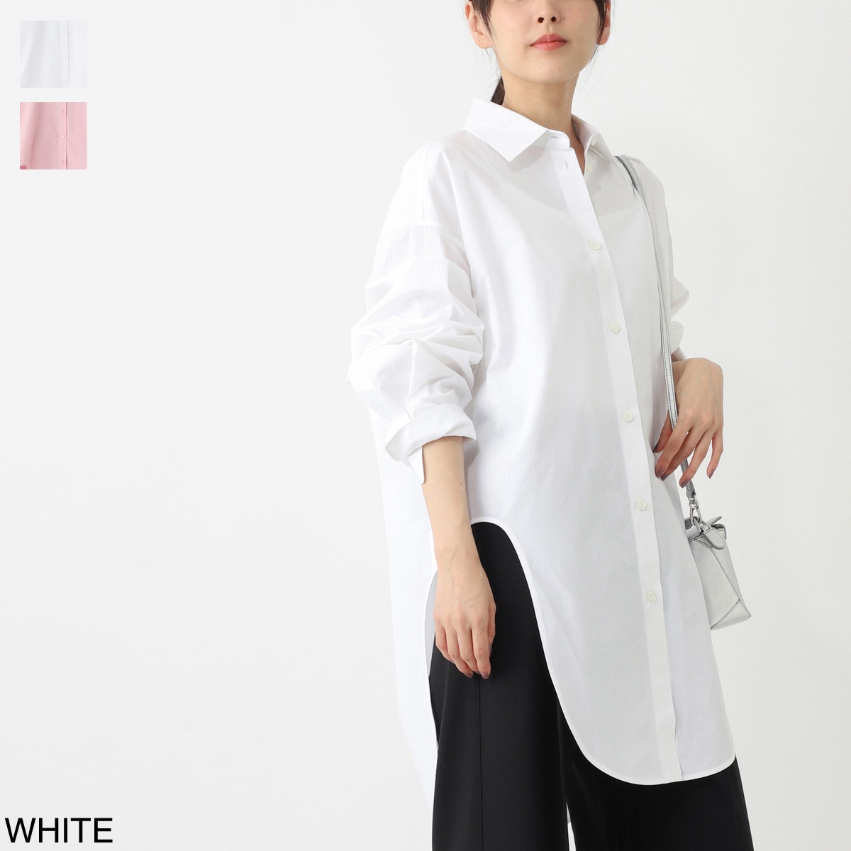 【送料無料/新品】 LOEWE 長袖シャツ ホワイト トップス