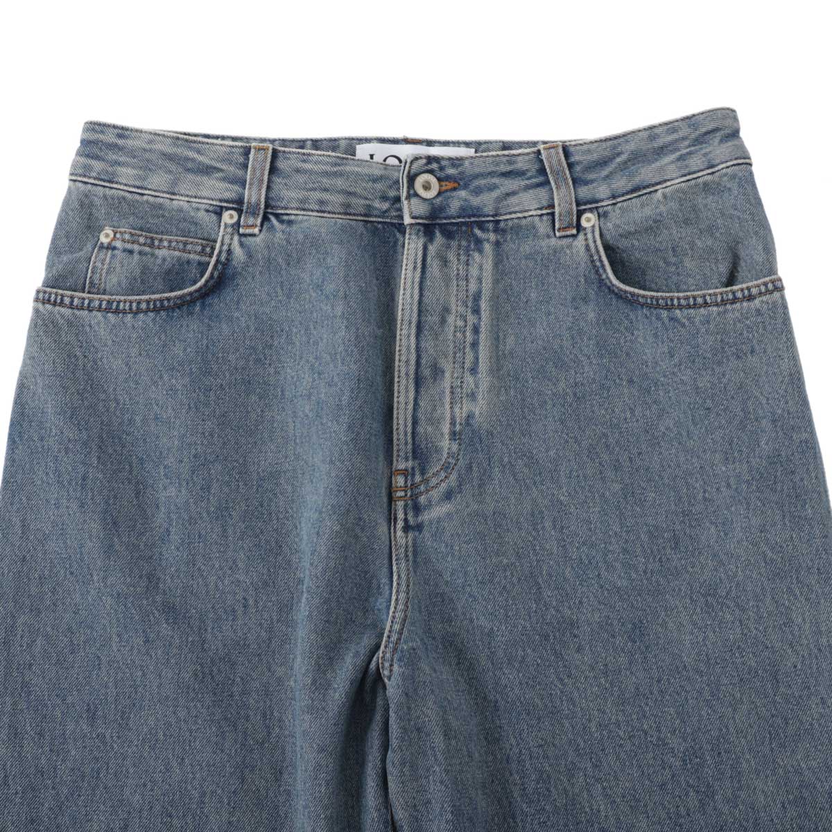 アウトレット】LOEWE ロエベ ボタンフライジーンズ/バギージーンズ