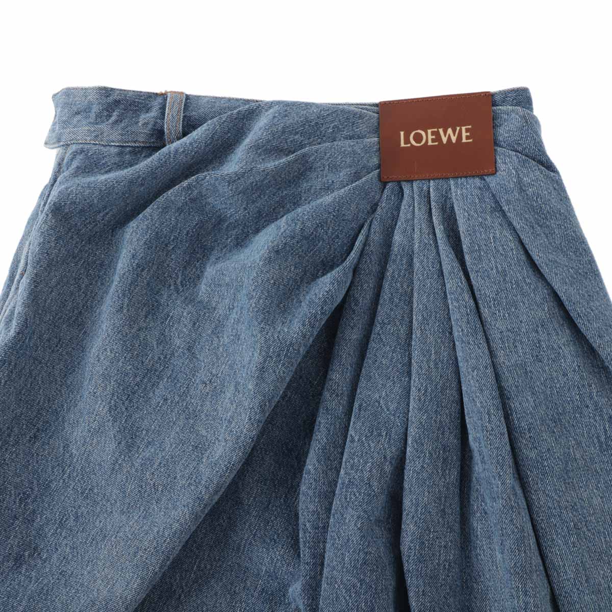 【アウトレット】【ラスト1点】LOEWE ロエベ ジップフライジーンズ/DRAPED JEANS レディース