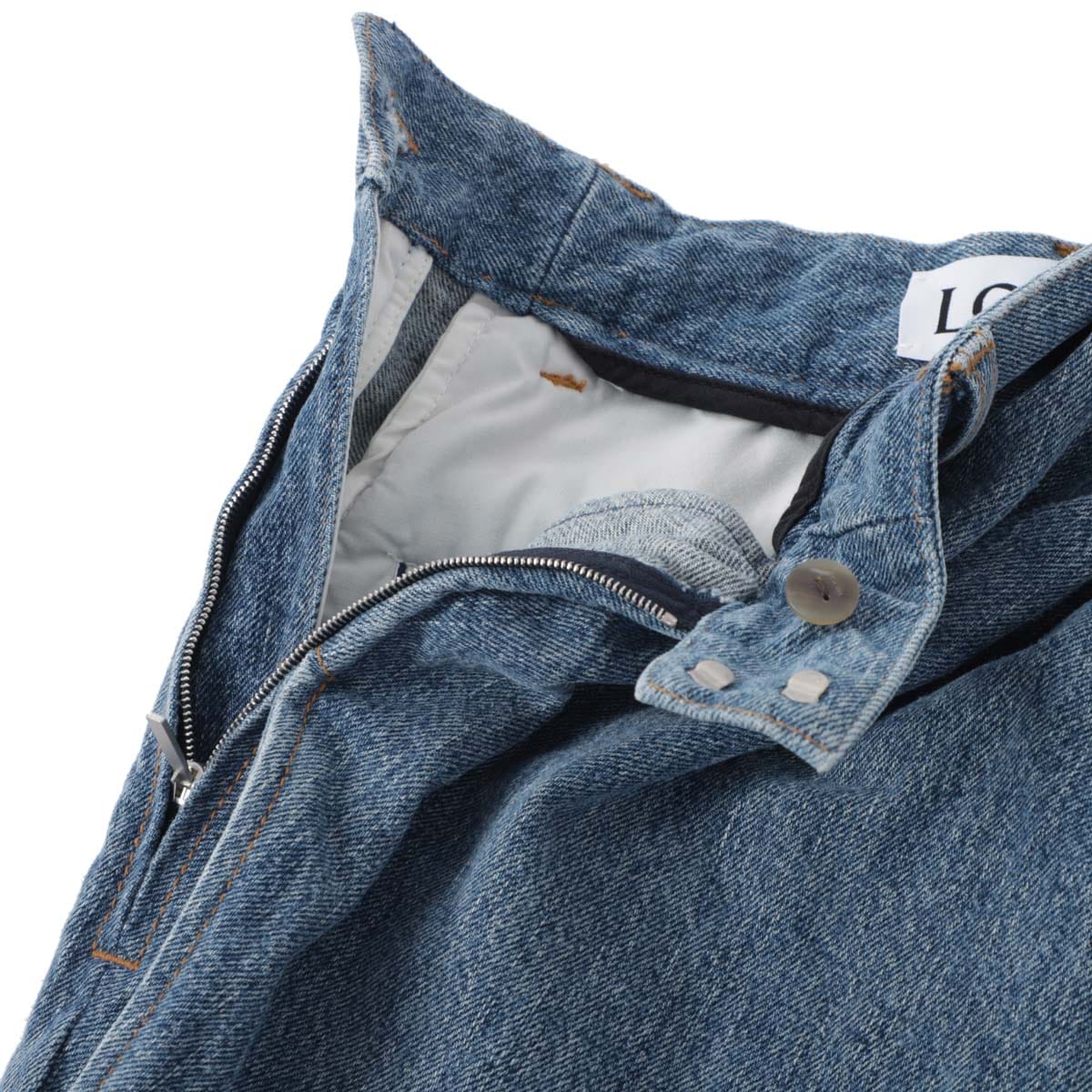 【アウトレット】【ラスト1点】LOEWE ロエベ ジップフライジーンズ/DRAPED JEANS レディース