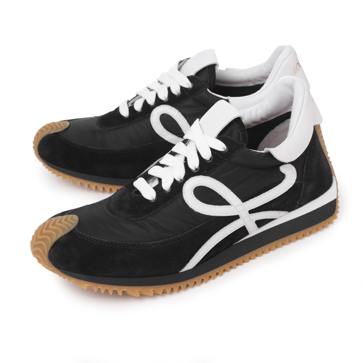 ロエベ　レースアップシューズ　ブルー　箱付き LOEWE ロエベ レースアップシューズ FARO LACE UP DERBY 大きいサイズ