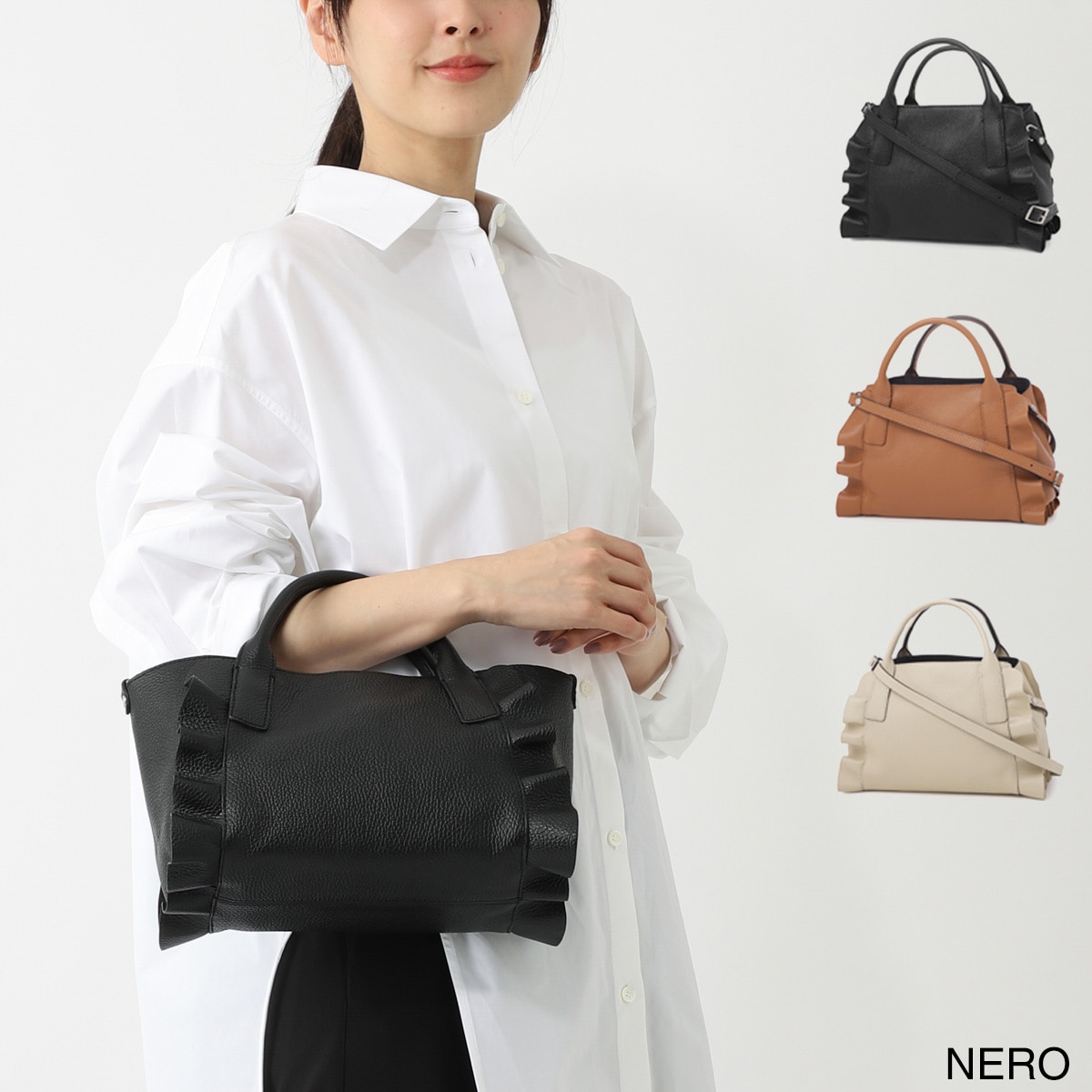 RIPANI リパーニ ボストンバッグ 2WAY/ハンドバッグ/MEDINILLA HANDBAG 