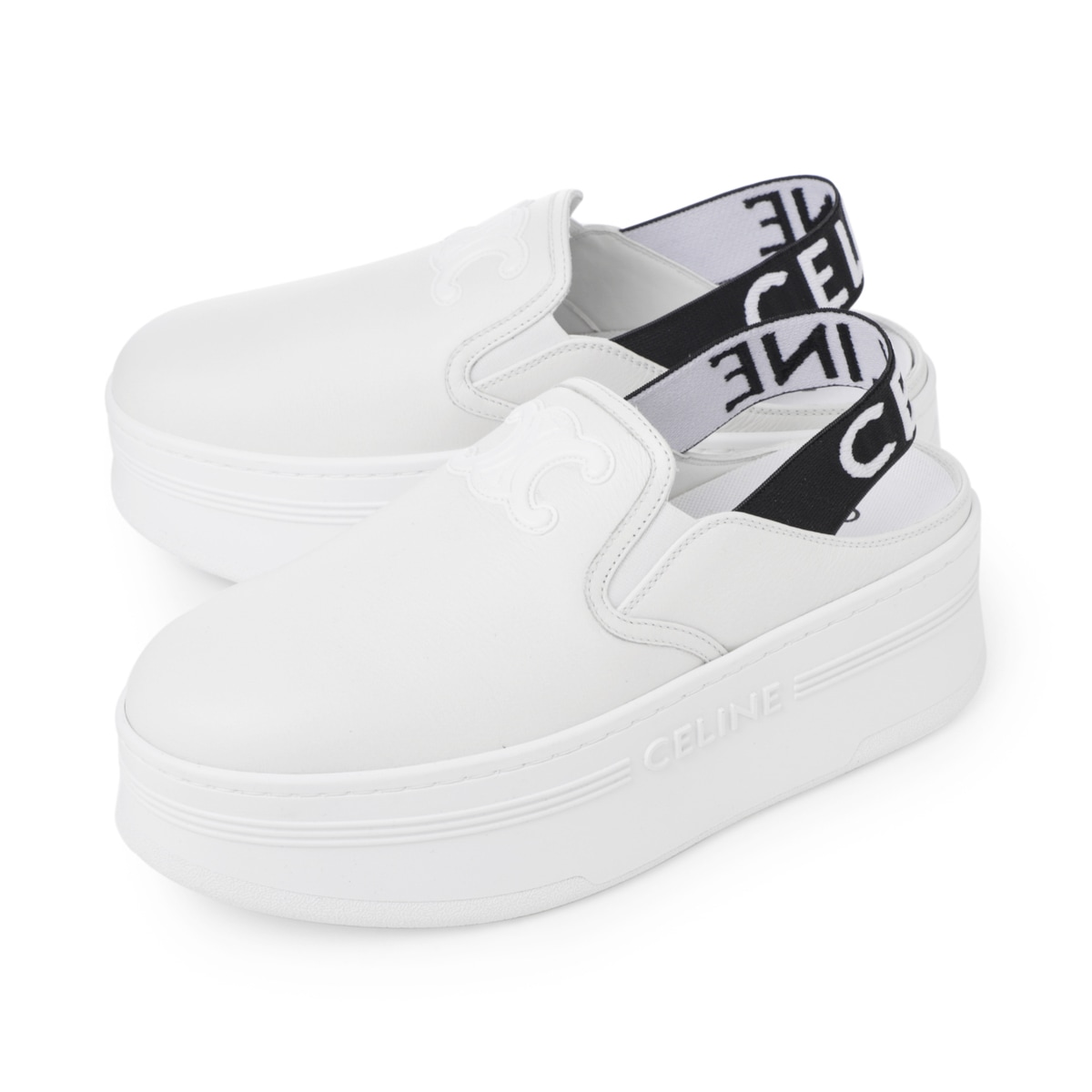 CELINE セリーヌ サンダル/ミュール/STRAPPED WEDGE MULE W TRIOM 50