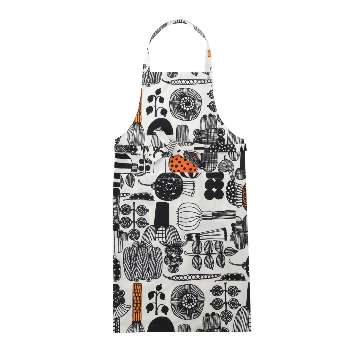 ネコポス対応(1点まで)】marimekko マリメッコ エプロン/PUUTARHURIN