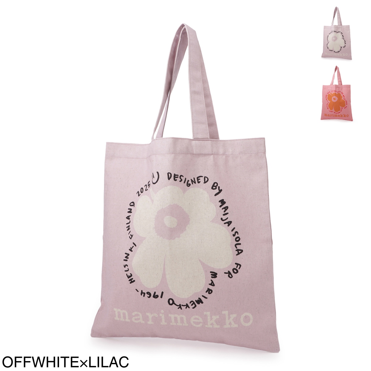 『ネコポス対応(2点まで)』marimekko マリメッコ トートバッグ/Vankka Unikko Placement Kioski bag レディース