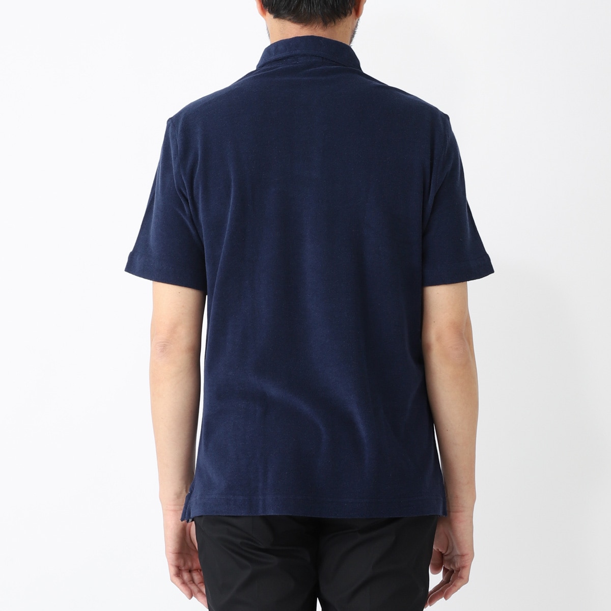 【極美品】GUY ROVER ホリゾンタルカラー スキッパー ポロシャツ S 極美品】GUY ROVER ホリゾンタルカラー スキッパー ポロシャツ S