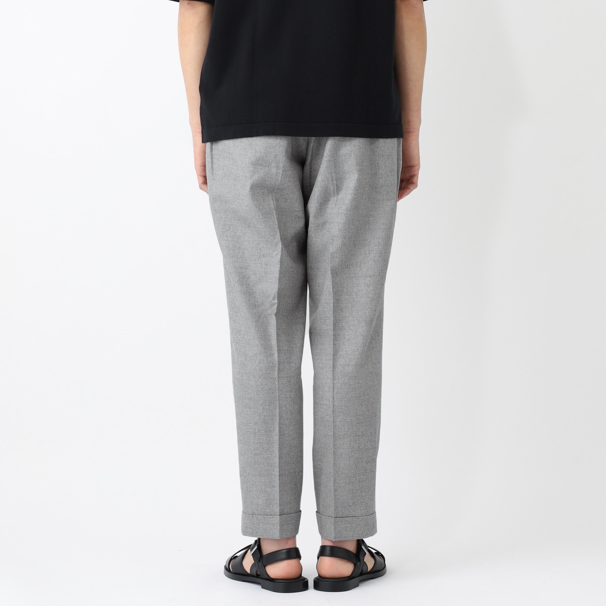 【アウトレット】【ラスト1点】BERWICH ベルウィッチ ツープリーツ スラックス/OCCHIO DI PERNICE メンズ