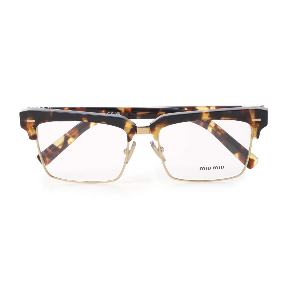 【クラシックとモダンの融合】MIUMIU 11XV ビスタ グラス メガネ Miu Miu MU 11XV 08Q1O1 Glasses - US