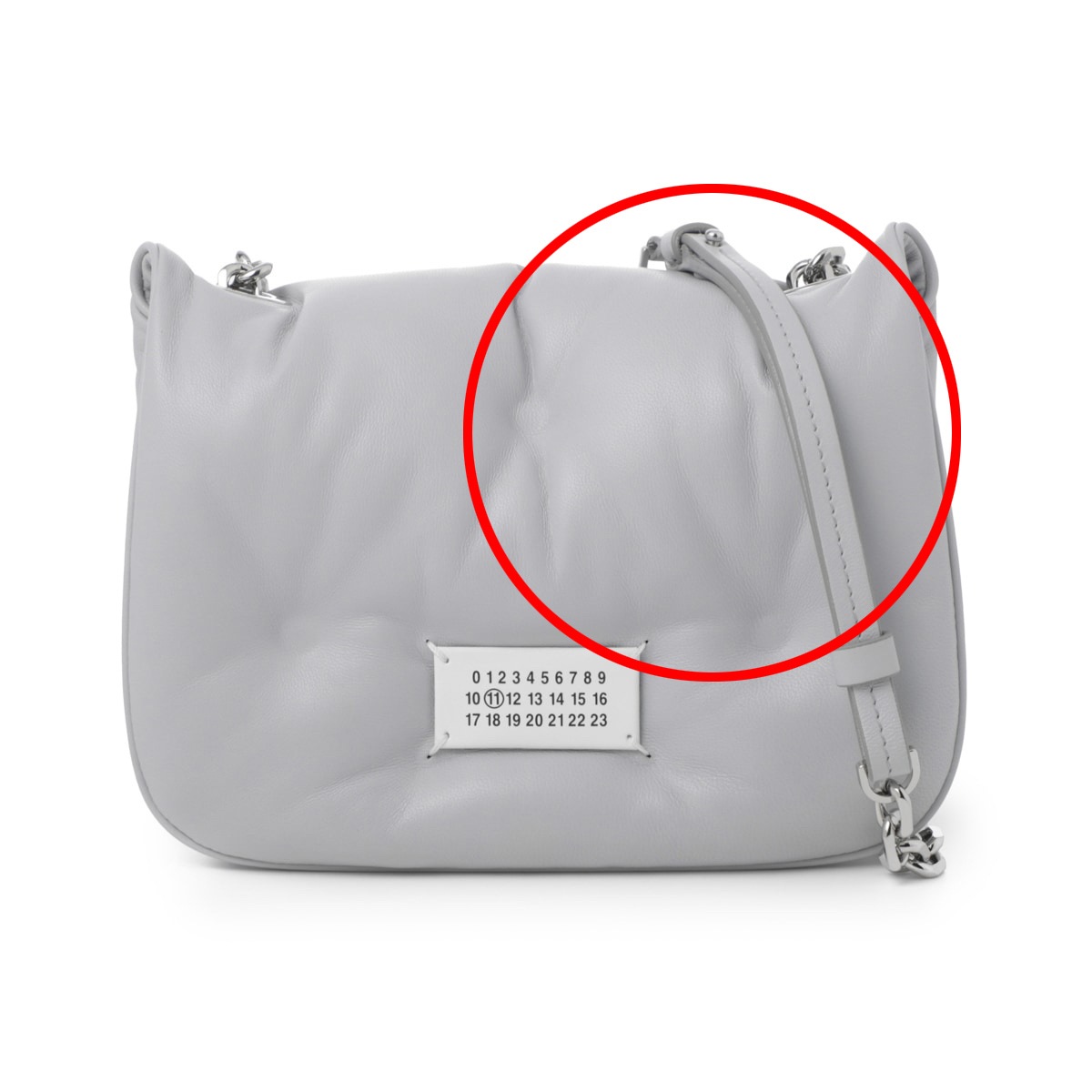 【アウトレット】【ラスト1点】訳ありアウトレット Maison Margiela メゾンマルジェラ ショルダーバッグ/GLAM SLAM FLAP SMALL返品交換不可 レディース