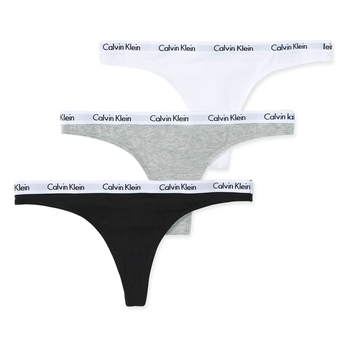 【訳あり】【アウトレット】 Calvin Klein カルバンクライン T-バック ショーツ3枚セット【返品交換不可】 レディース