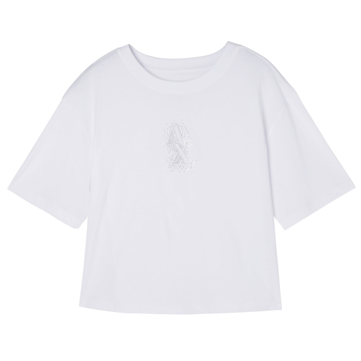 【アウトレット】『ネコポス対応(1点まで)』ARMANI EXCHANGE アルマーニエクスチェンジ クルーネック Tシャツ レディース