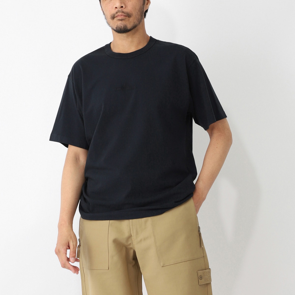 STONE クルーネックTシャツ 2100025-s0050 STONE ISLAND ストーンアイランド クルーネックTシャツ/2100025