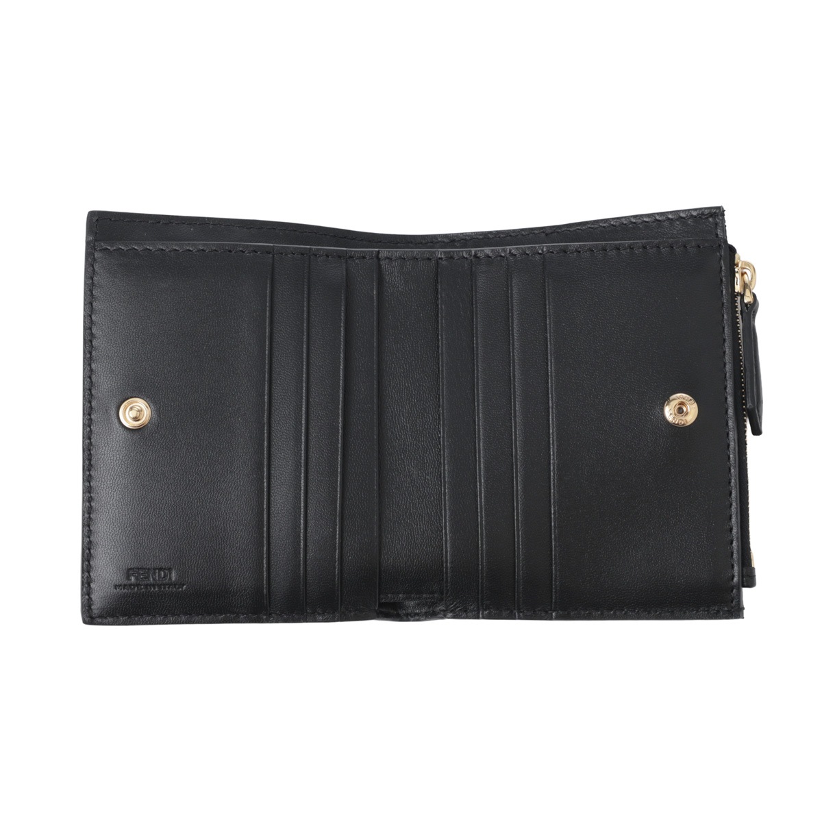 FENDI フェンディ 2つ折り財布 小銭入れ付き/コンパクトウォレット/SLIM BAGUETTE WALLET SMALL レディース