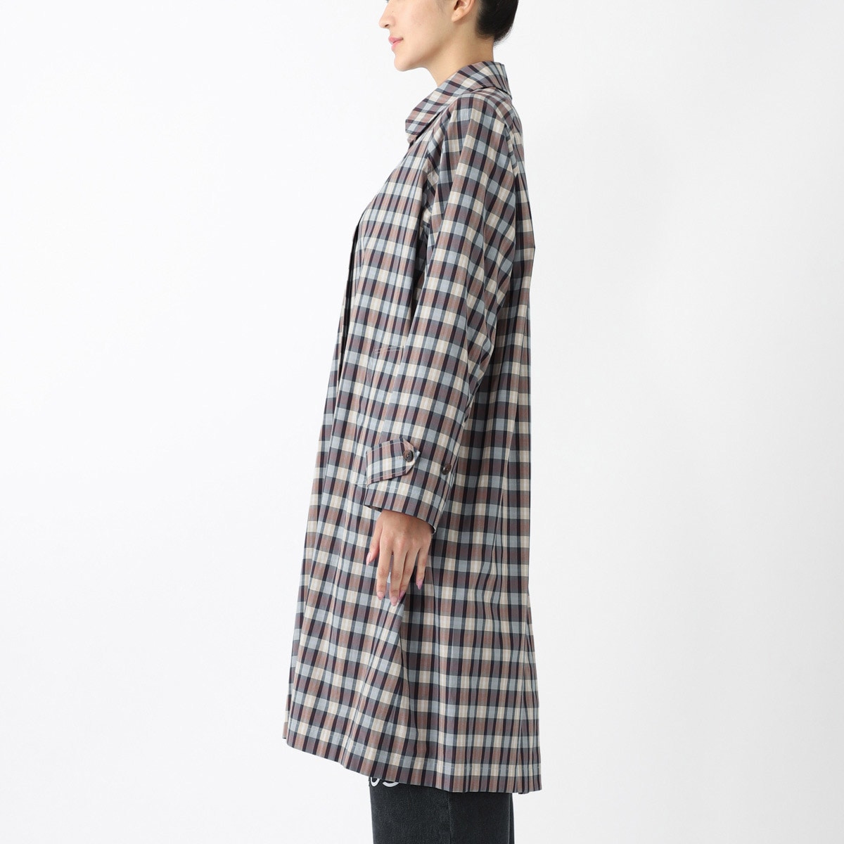 THE ROW コート 8767-w3791 Buy The Row Tavishina Coat 'Black/Beige' - 8767 W3791 BBI | GOAT