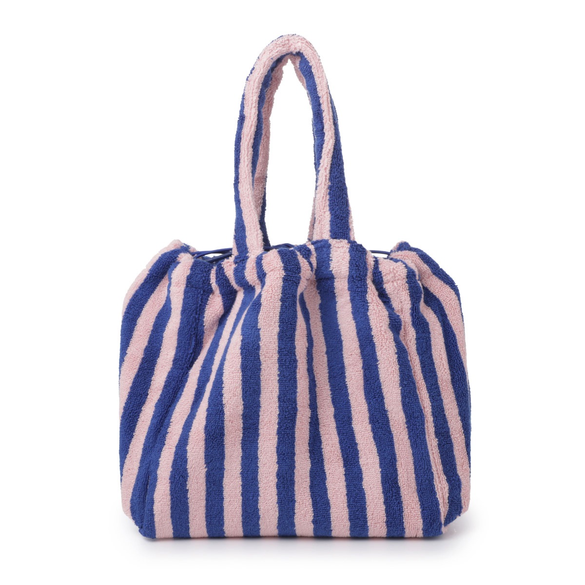 ■BONGUSTA タオル地ハンドバッグNARAM HANDBAG ストライプ BONGUSTA ボングスタ ハンドバッグ/NARAM HANDBAG 巾着 タオル地